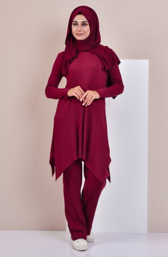 Tunic Pants Binary Suit 4516-04 Claret Red 4516-04