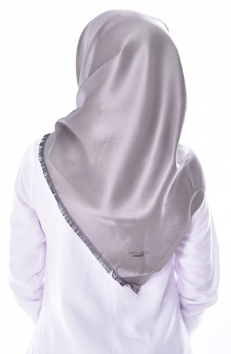 Silver Gray Smart Scarf 03-21