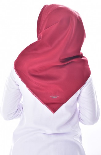 Dark Claret Red Smart Scarf 03-03