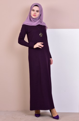 Kleid mit Zwei Garne und Halskette 2779-19 Puder 2779-20