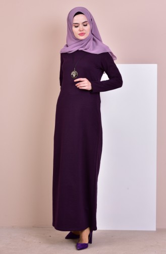 Dark Purple İslamitische Jurk 2779-20