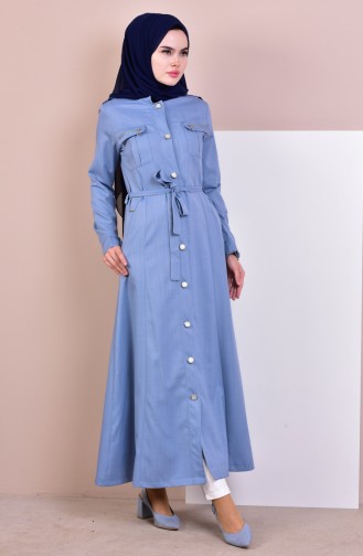 Blau Trenchcoat 0601-07