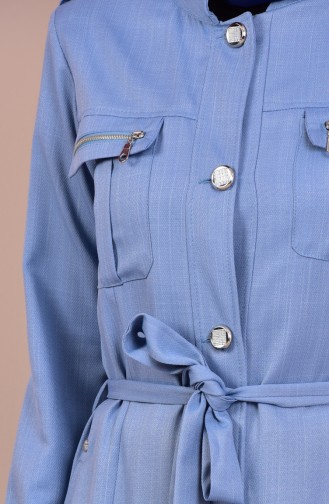 Blau Trenchcoat 0601-07