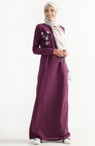 Robe Hijab Pourpre 2979-02