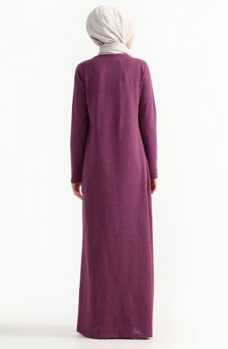 Purple Hijab Dress 2979-02