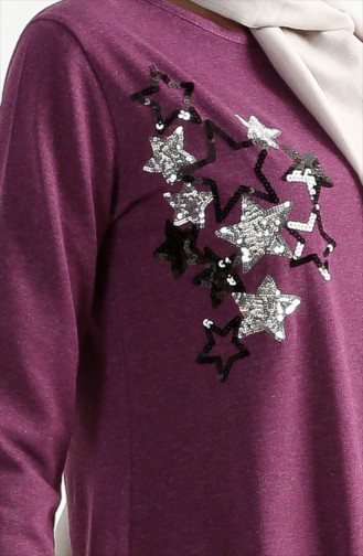 Purple Hijab Dress 2979-02