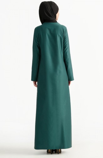 Robe Bordée 2975-09 Vert emeraude 2975-09