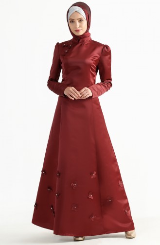 Robe de Soirée 7192-02 Bordeaux 7192-02