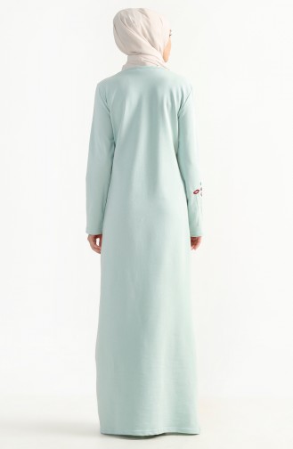 Robe Hijab Vert noisette 2980-05