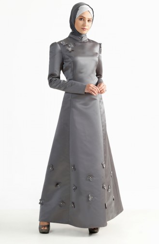 Robe de Soirée 7192-03 Gris 7192-03