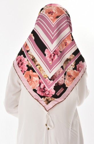 Patterned Shawl 2038-08 Powdered Pink Rose Dry 08