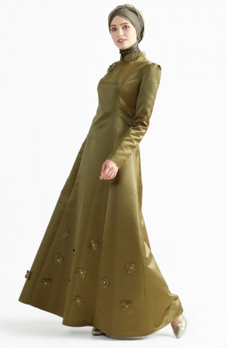 Robe de Soirée 7192-07 Khaki 7192-07