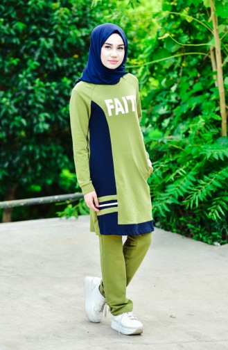 Oil Green Tracksuit 8243-06