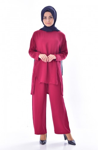iLMEK Tunic Pants Double Suit 5188-03 Claret Red 5188-03