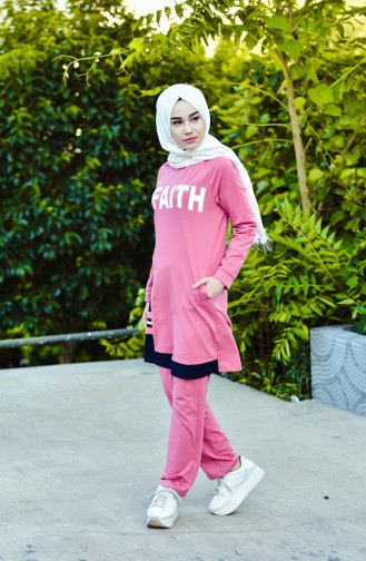 Dusty Rose Tracksuit 8243-02