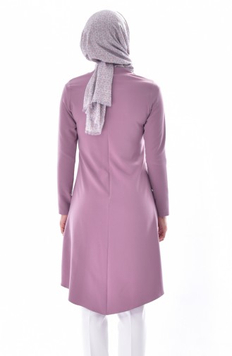 Asymmetric Tunic Trousers Double Suit 6132-03 Dried Rose 6132-03