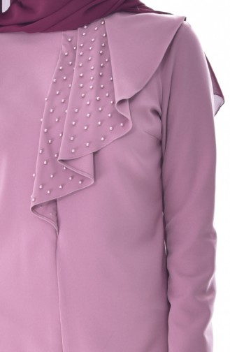 Pearls Tunic Trousers Double Suit 6134-01 Dried Rose 6134-01