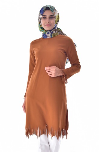 Tunik Pantolon İkili Takım 6135-02 Hardal