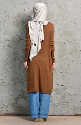 Çizgili Tunik 4072 -06 Taba