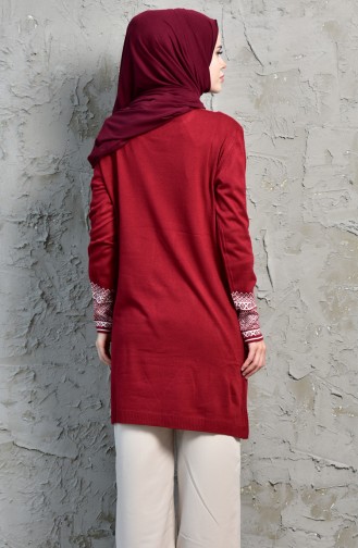 Claret Red Sweater 3079-02