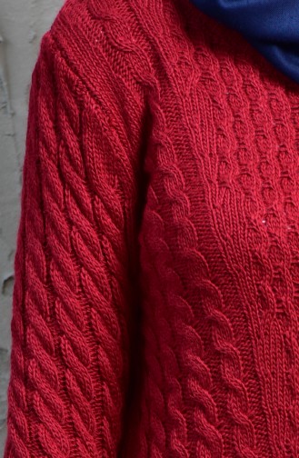 Claret Red Sweater 3335-01