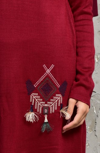 Claret Red Sweater 9221-05