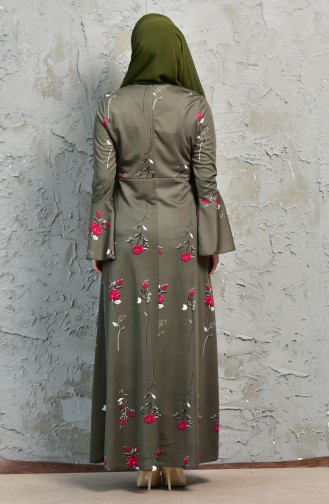 Khaki Hijab Dress 2005-01