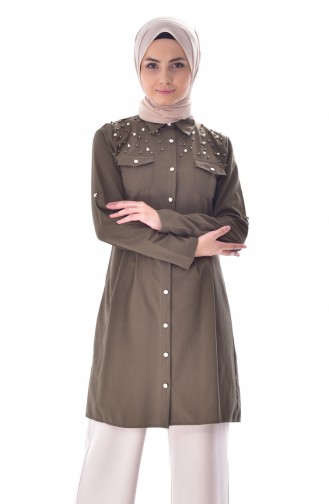 Tunique Perlées 6009-06 Khaki 6009-06