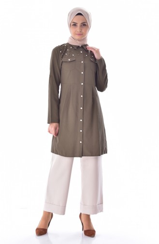 Tunique Perlées 6009-06 Khaki 6009-06