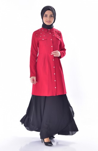 Pearl Tunic 6009-07 Red 6009-07