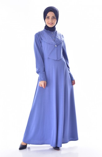 Robe Perlées 1867-02 Bleu 1867-02