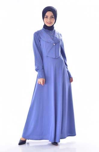 Robe Perlées 1867-02 Bleu 1867-02