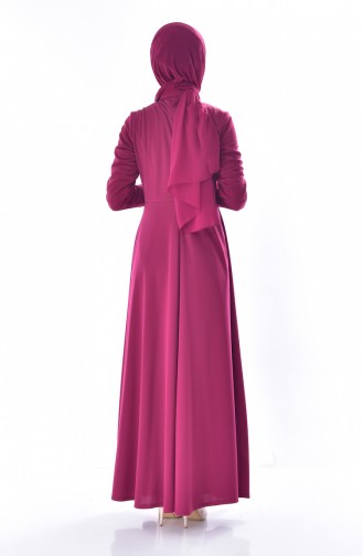 Pearls Dress 1867-05 Plum 1867-05