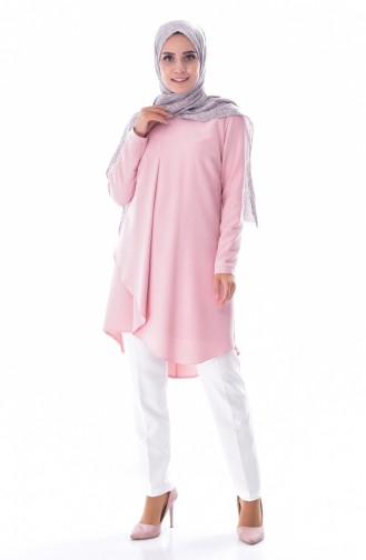 Tunik Pantolon İkili Takım 6133-01 Pudra