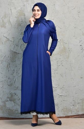 Saxon blue Abaya 0191-05