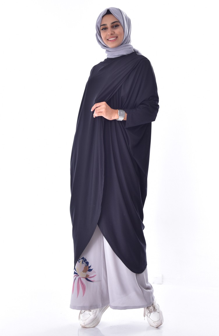 Longue Tunique Decontracte 2020 01 Noir 2020 01 Sefamerve