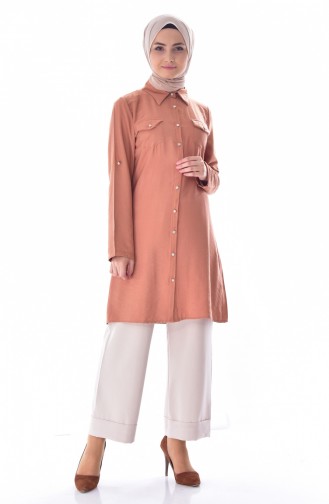 Pocketed Tunic 6008-06 Maroon 6008-06