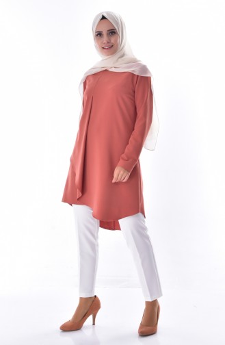 Tunik Pantolon İkili Takım 6133-02 Taba