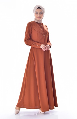 Robe Perlées 1867-04 Tabac 1867-04