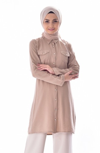 Pocketed Tunic 6008-04 Mink 6008-04