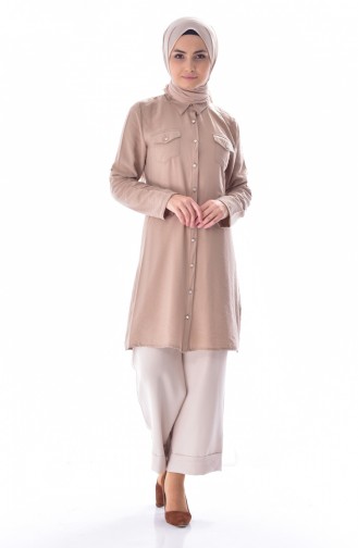 Pocketed Tunic 6008-04 Mink 6008-04