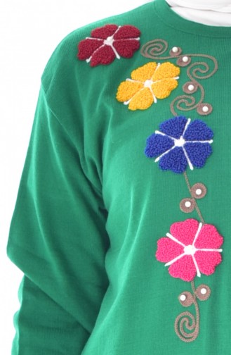 Green Sweater 9560-04
