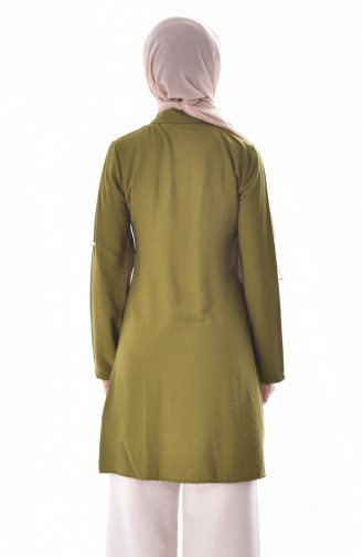 Pocketed Tunic 6008-07 Oil Green 6008-07