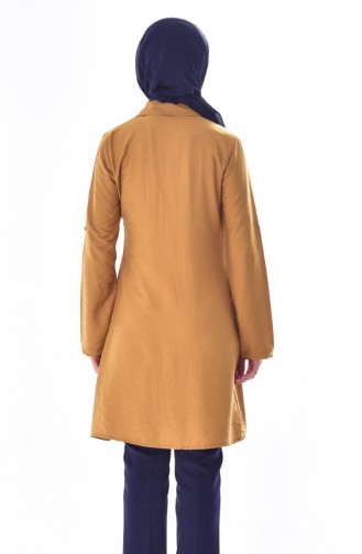 Pocketed Tunic 6008-02 Mustard 6008-02