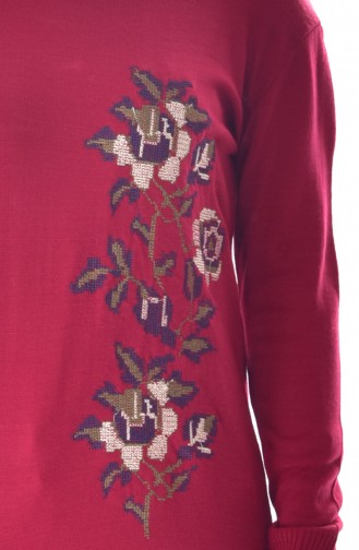 Claret Red Sweater 9001-03