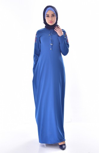 Indigo Hijab Kleider 8141-06