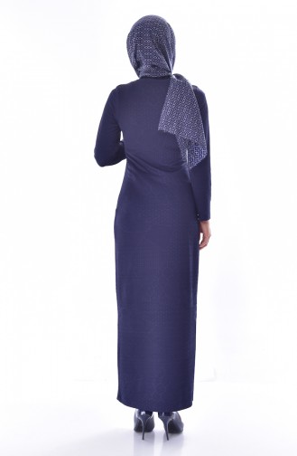 Robe Hijab Bleu Marine 2031-01