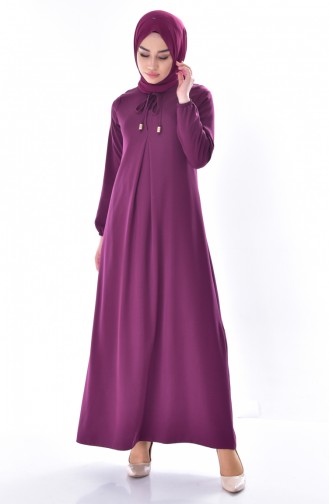 Lace-up Dress 4163-06 Purple 4163-06