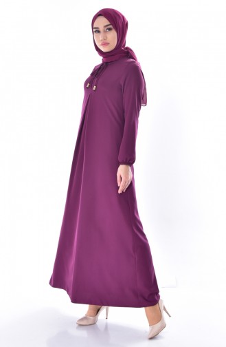 Lace-up Dress 4163-06 Purple 4163-06