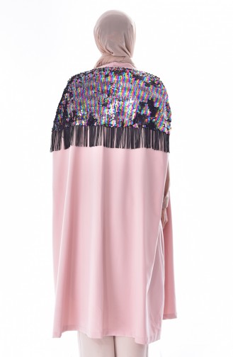 Poncho a Paillettes 8546-05 Poudre 8546-05